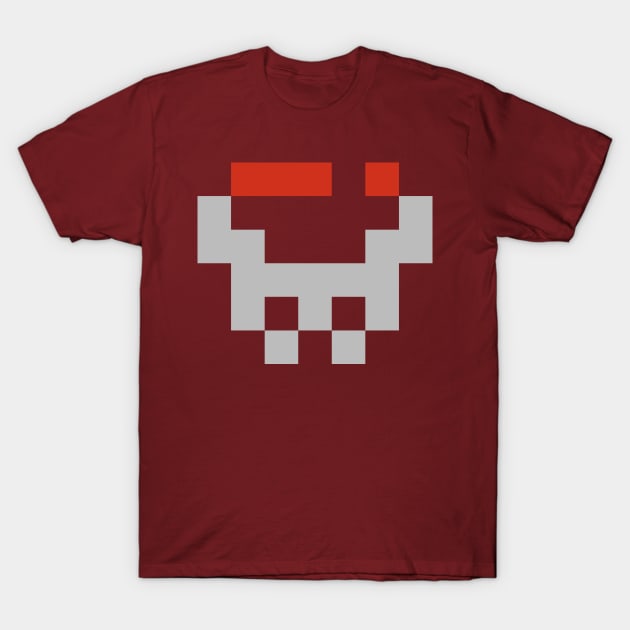 8-Bit Ancient Skull T-Shirt by Morgenstern